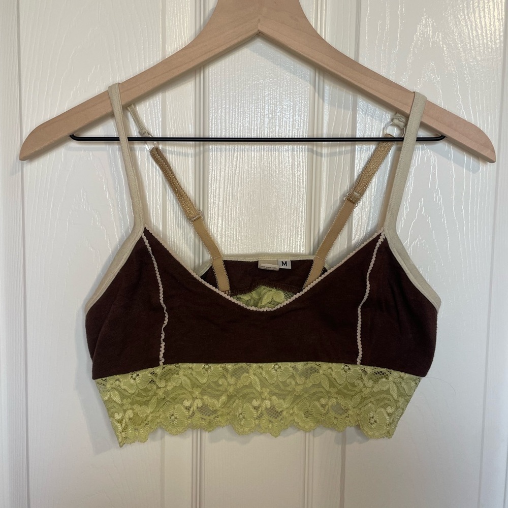 Circle Creations Buttercup Lace Bralette Size Medium